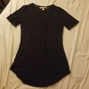 Victoria's Secret black v neck sleep shirt
